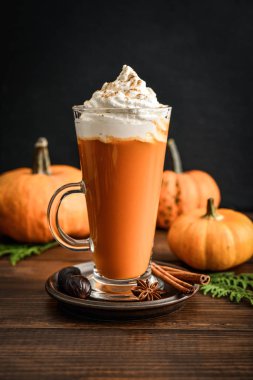 Pumpkin spice latte clipart