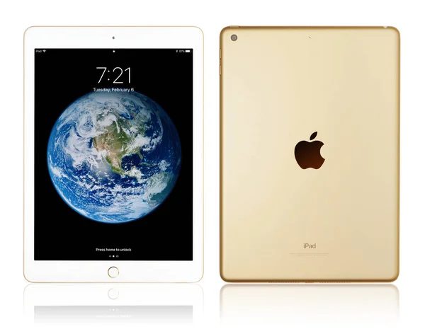 Apple ipad gold — Stockfoto