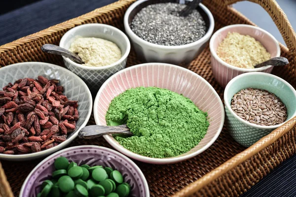 Verschiedene Superfood — Stockfoto