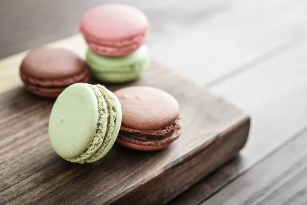 Different kinds of macaroons — Stock Photo, Image