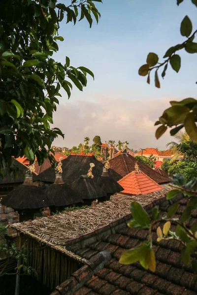 Ανατολή ηλίου σε ζεστό μικρό Ubud. — Φωτογραφία Αρχείου