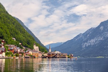 Hallein Salt Mine, Salzburg yakınındaki göre Hallstatt Köyü görüntüle,