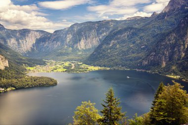 Hallein Salt Mine, Salzburg yakınındaki göre Hallstatt Köyü görüntüle,