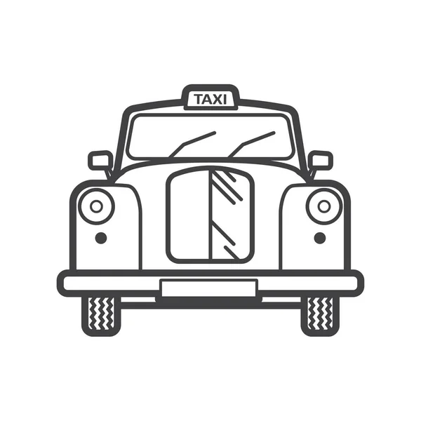 Illustration vectorielle de taxi — Photo