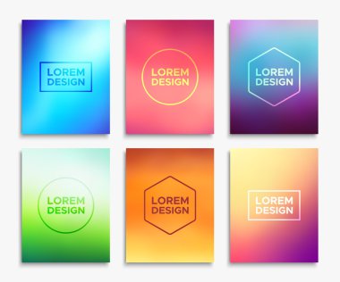 Broşür el ilanı düzenleri A4 boyutunda. Vektör afiş