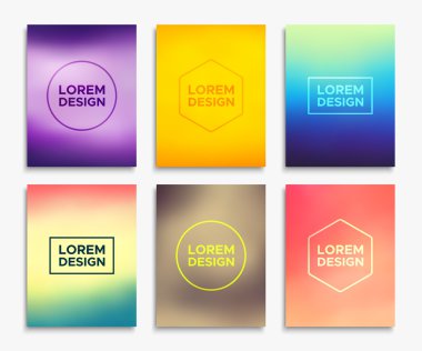 Broşür el ilanı düzenleri A4 boyutunda. Vektör afiş