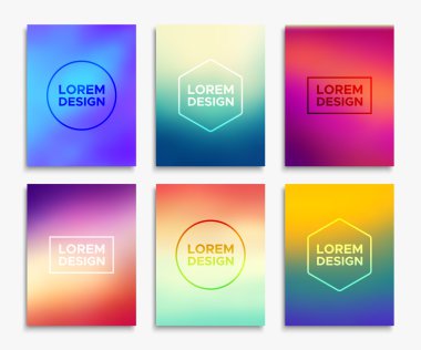 Broşür el ilanı düzenleri A4 boyutunda. Vektör afiş