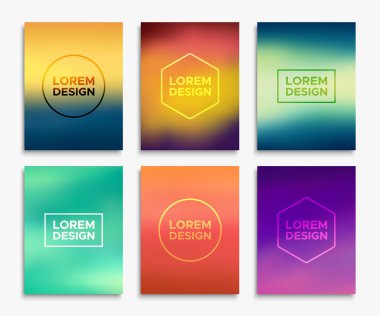 Broşür el ilanı düzenleri A4 boyutunda. Vektör afiş