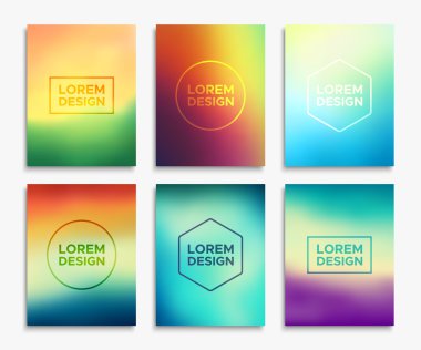 Broşür el ilanı düzenleri A4 boyutunda. Vektör afiş