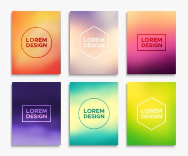 Broşür el ilanı düzenleri A4 boyutunda. Vektör afiş