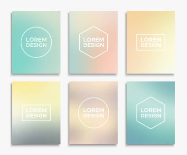 Broşür el ilanı düzenleri A4 boyutunda. Vektör afiş