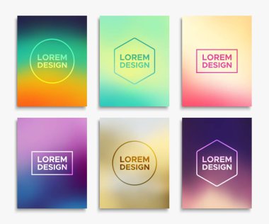 Broşür el ilanı düzenleri A4 boyutunda. Vektör afiş