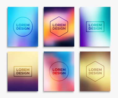 Broşür el ilanı düzenleri A4 boyutunda. Vektör afiş