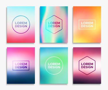 Broşür el ilanı düzenleri A4 boyutunda. Vektör afiş