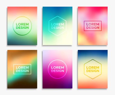 Broşür el ilanı düzenleri A4 boyutunda. Vektör afiş