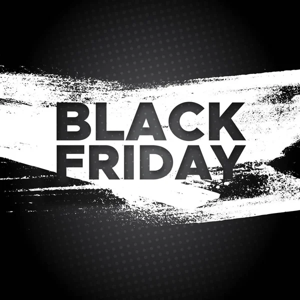 Black Friday promo banner vector fundo — Vetor de Stock