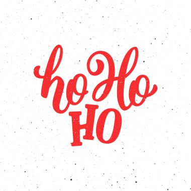 Ho-Ho-Ho Noel vektör tebrik kartı
