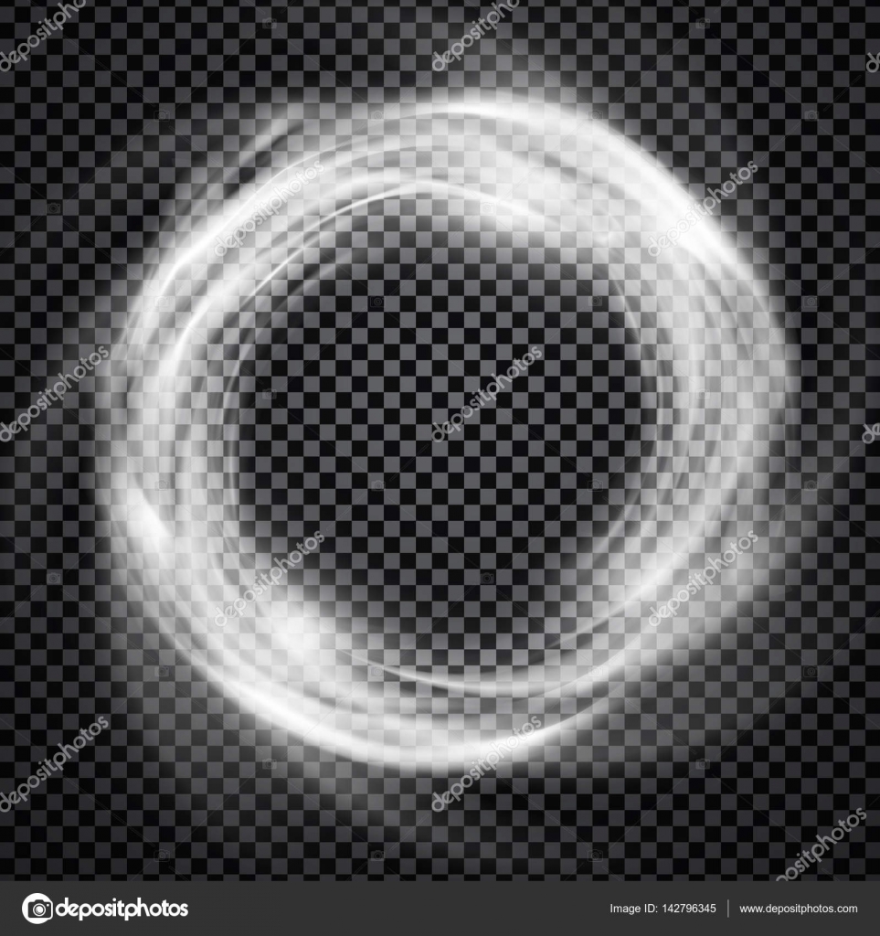 Vector smoke ring light effect with trasparency Stock Vector Image by  ©Astartu #142796345