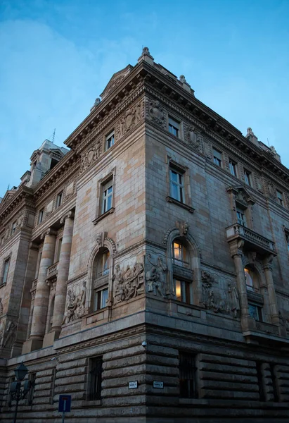 Exterior del Banco Nacional Húngaro — Foto de Stock