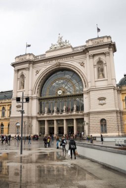 Keleti railway station Budapeşte'cephe