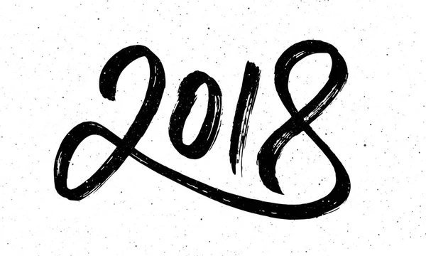 Каліграфія для 2018 новий рік собаки — стоковий вектор