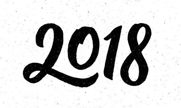 Calligrafia per il 2018 Capodanno del Cane — Vettoriale Stock