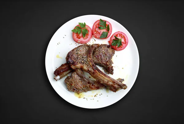 Cooked Lamb chops — Stock Photo, Image