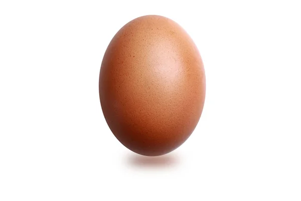 Primo piano di un uovo isolato su bianco — Foto Stock