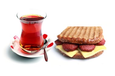 Diyet tost ve çay