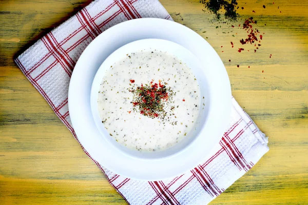 Sup yoghurt turkish — Stok Foto