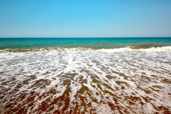 Golden beach och en underbar semester — Stockfoto