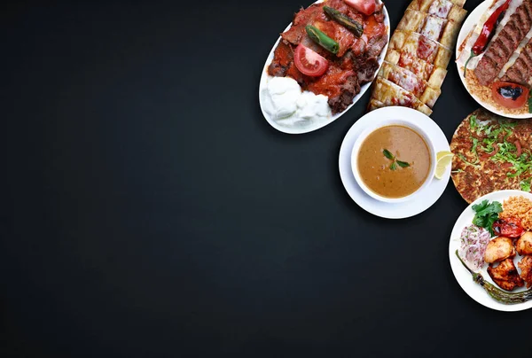 Traditional Turkish kebabs — Stock Image Traditional Turkish kebabs Stock Image