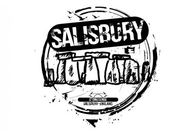 Stonehenge. Salisbury, İngiltere'de şehir tasarım. 