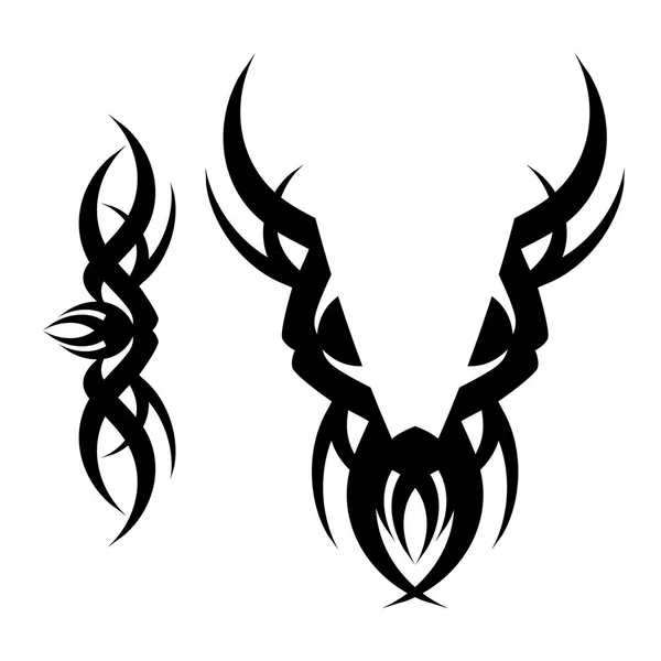 Design tetování býka. — Stockový vektor