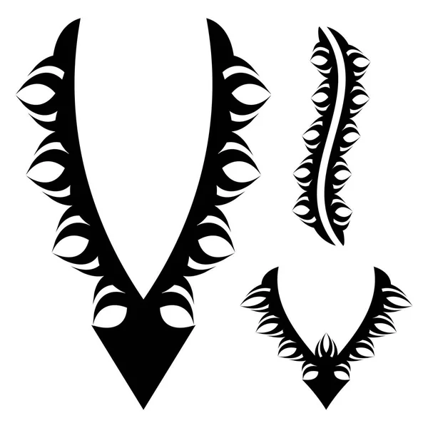 Vikingský design tetování. — Stockový vektor