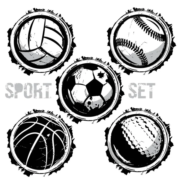 Set de deportes vectoriales — Archivo Imágenes Vectoriales