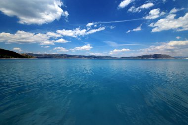 Salda Lake panoramic clipart