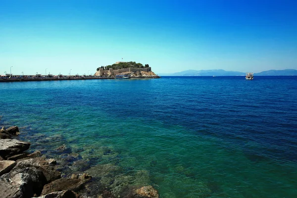 Kusadasi harbor panoramic — Stock Photo, Image