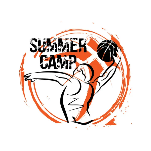 Basketballcamp — Stockvektor