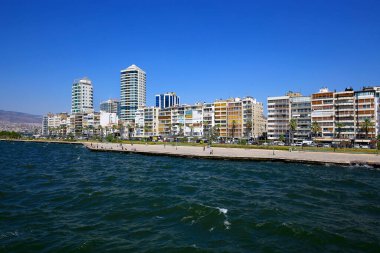 İzmir 'in panoramik manzarası. İzmir / Türkiye. 29 Temmuz 2019