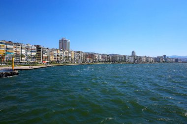 İzmir 'in panoramik manzarası. İzmir / Türkiye. 29 Temmuz 2019