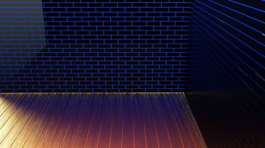 tuğla duvar ve zemin doku