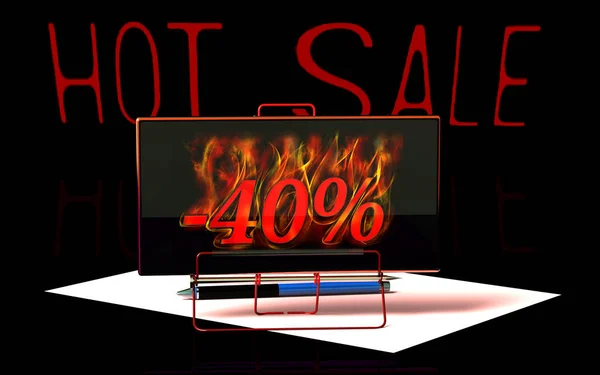 mobile device with labels -40%