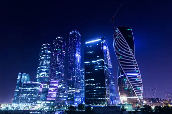 Moscow City gece