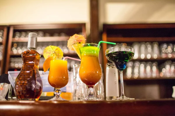 Bar con bevande — Foto Stock
