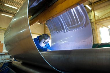 Kaynakçı bitki işyerinde