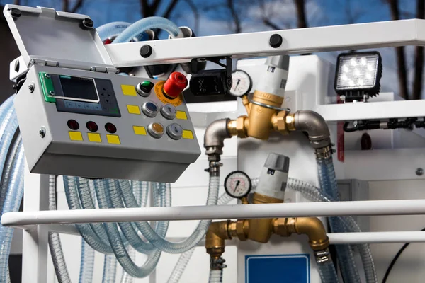 Industrieapparate zur Reinigung von Gegenständen — Stockfoto