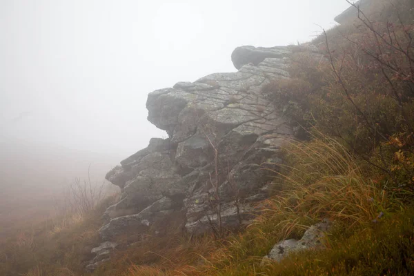 Turistler Sisteki dağ izinde