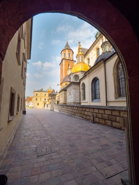 Κρακοβία Wawel γραφικά σοκάκια — Φωτογραφία Αρχείου