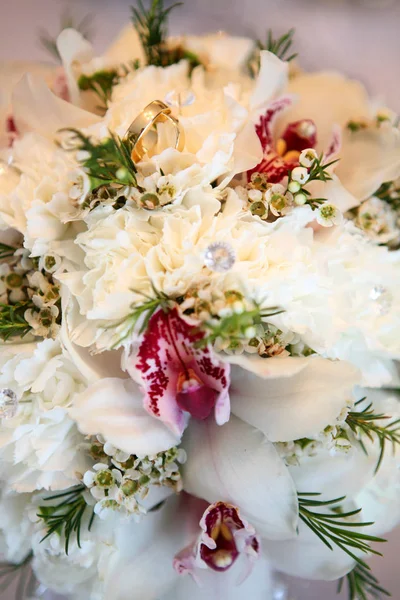 Composição de buquês de casamento de flores — Fotografia de Stock